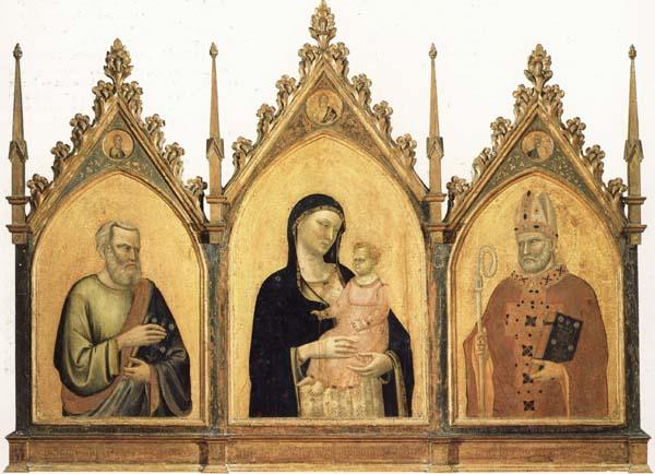 DADDI, Bernardo Madonna and Child with SS.Mat-thew and Nicholas of Bari